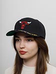 Бейсболка MITCHELL NESS арт. HHSS6268-CBUYYPPPBLCK Chicago Bulls NBA (черный)